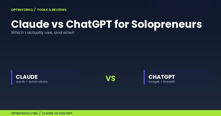 Claude vs ChatGPT for solopreneurs comparison