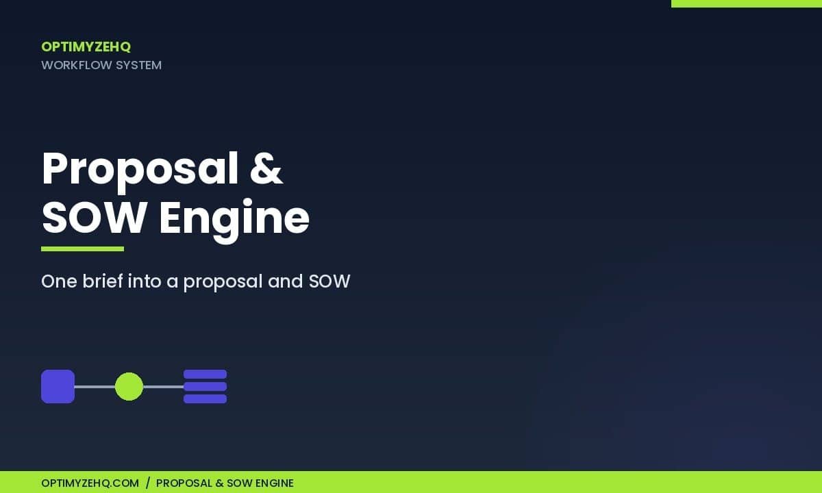 Proposal & SOW Engine